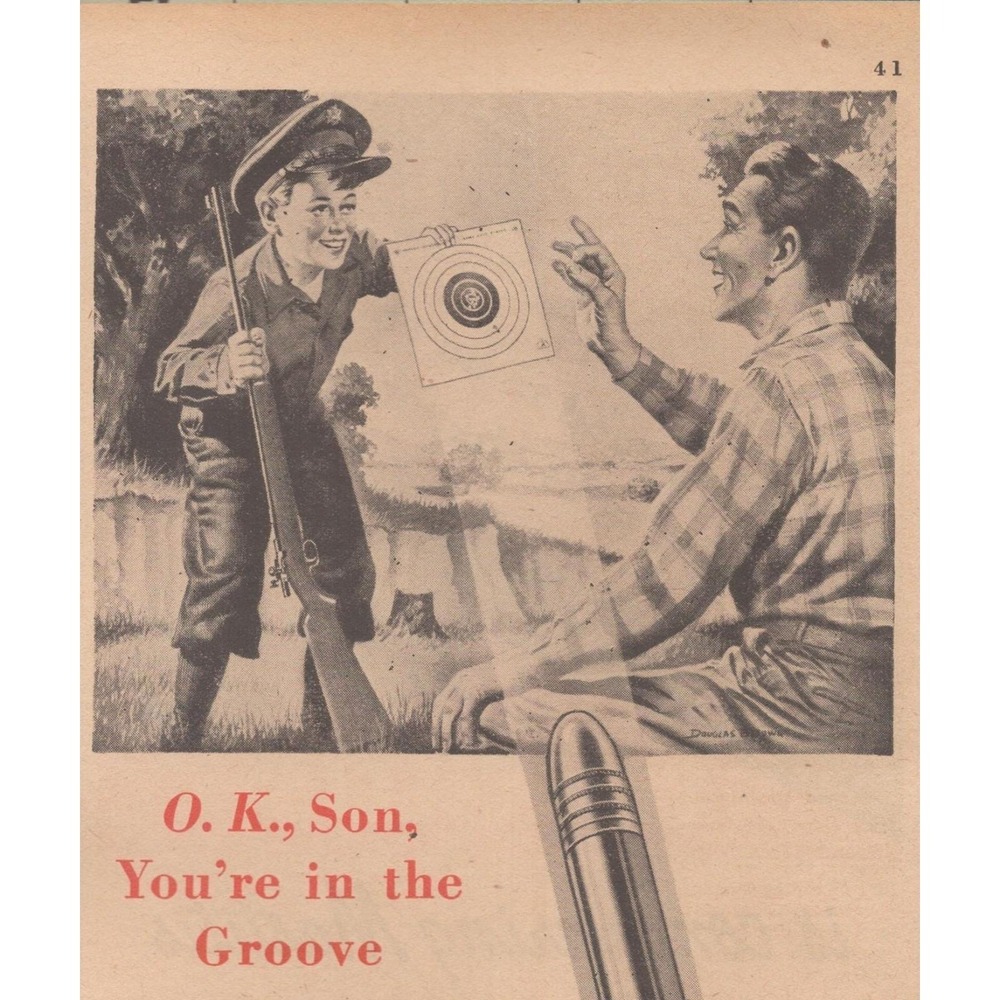 Western‎ Print Ad 1946 Ammunition Rifle Cartridges Olin Industries East Alton IL